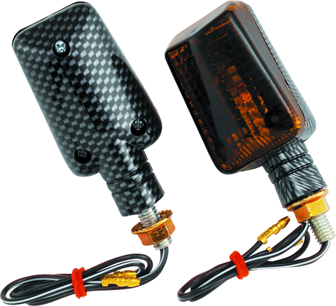 BikeMaster Universal Ministalk Marker Light - Carbon/Smoke