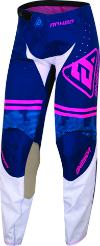 Answer 23 Arkon Trials Pant Blue/White/Magenta Youth Size - 22