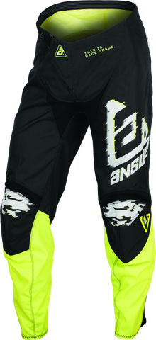 Answer 23.5 Syncron Meltdown Pant Grey/Hyper Acid/Black Youth Size - 22