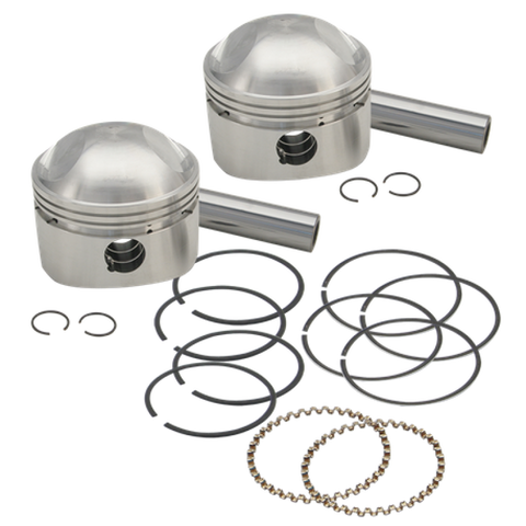 S&S Cycle 36-84 BT 3-7/16in x Up To 4-3/4in Stroke HC Piston Set - Standard