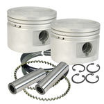 S&S Cycle 84-99 BT w/ Stock Heads Standard 80in Cast Flat-Topped Replacement Piston Kit