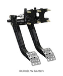 Wilwood Adjustable-Trubar Dual Pedal - Brake / Clutch - Rev. Swing Mount - 5.1:1