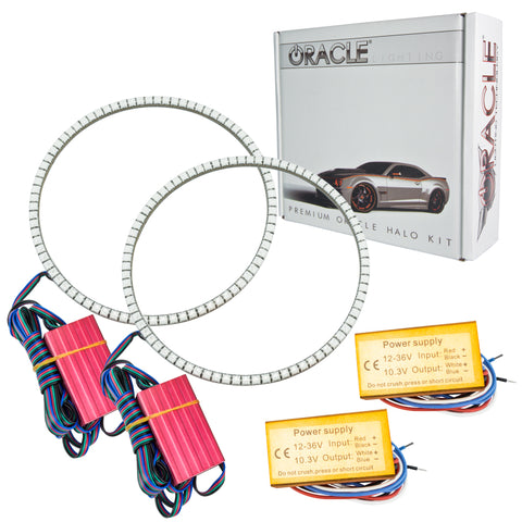 Oracle Jeep Wrangler JK 07-17 LED Waterproof Halo Kit - ColorSHIFT w/o Controller SEE WARRANTY