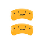 MGP 4 Caliper Covers Engraved Front & Rear MGP Yellow Finish Black Char 2003 Infiniti G35