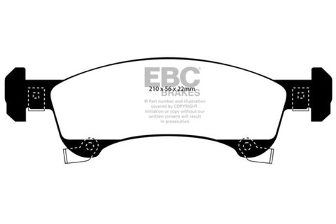 EBC 02-06 Ford Expedition 4.6 2WD Ultimax2 Front Brake Pads