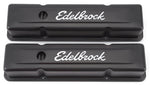 Edelbrock Valve Cover Signature Series Chevrolet 1959-1986 262-400 CI V8 Tall Black