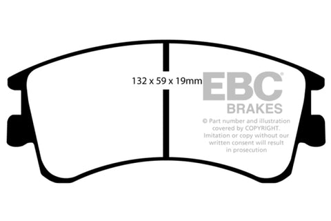 EBC 03-05 Mazda 6 2.3 Ultimax2 Front Brake Pads