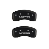 MGP 4 Caliper Covers Engraved Front & Rear MOPAR Red finish silver ch