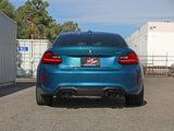 aFe 16-18 BMW M2 L6-3.0L MACH Force-Xp 3in to 2.5in 304 SS Cat-Back Exhaust System-Quad Black Tips