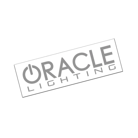 Oracle Decal 6in - Silver SEE WARRANTY