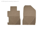 WeatherTech 06-11 Honda Civic Coupe / Si Coupe Front Rubber Mats - Tan