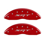 MGP 4 Caliper Covers Engraved Front & Rear SRT Red finish silver ch