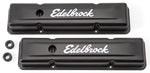 Edelbrock Valve Cover Signature Series Chevrolet 1959-1986 262-400 CI V8 Low Black