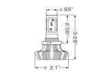 Oracle H10 4000 Lumen LED Headlight Bulbs (Pair) - 6000K SEE WARRANTY