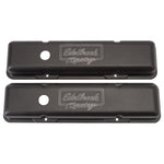 Edelbrock Valve Cover Victor Series Chevrolet 1959-1986 262-400 CI V8 Low Black