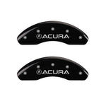 MGP 4 Caliper Covers Engraved Front Acura Rear ILX Black Finish Silver Char 2017 Acura ILX