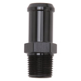 Edelbrock Hose End Straight 3/8In NPT to 5/8In Barb Black Anodize