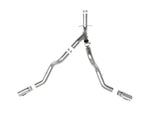 aFe Large Bore-HD 4in 409SS DPF-Back Exhaust System w/Polished Tips 20 GM Diesel Trucks V8-6.6L