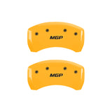 MGP 4 Caliper Covers Engraved Front & Rear MGP Yellow finish black ch