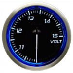 DEFI Racer Gauge N2 52mm Volts 10-15V Blue