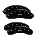 MGP 4 Caliper Covers Engraved Front & Rear MGP Black Finish Silver Char 2006 Lincoln Mark Lt