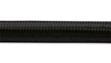 Vibrant -16 AN Black Nylon Braided Flex Hose .89in ID (50 foot roll)