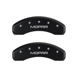 MGP 4 Caliper Covers Engraved Front & Rear MOPAR Red finish silver ch