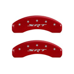 MGP 4 Caliper Covers Engraved Front & Rear SRT Red finish silver ch