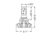 Oracle 9006 4000 Lumen LED Headlight Bulbs (Pair) - 6000K SEE WARRANTY