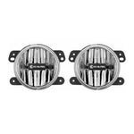 KC HiLiTES 10-18 Jeep JK 4in. Gravity G4 LED Light 10w SAE/ECE Clear Fog Beam (Pair Pack System)