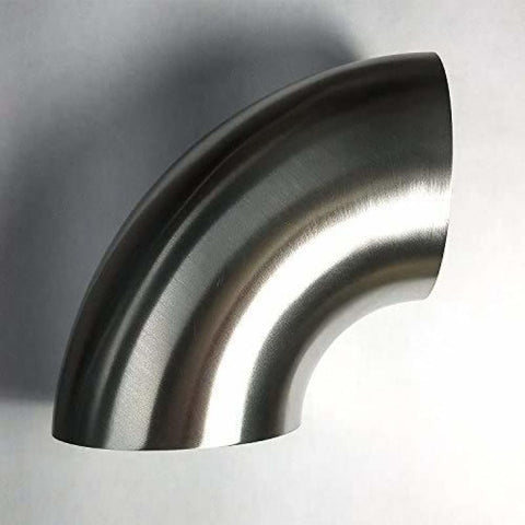 Stainless Bros 2.50in Diameter 1D / 2.50in CLR 90 Degree Bend No Leg Mandrel Bend