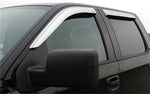 Stampede 2004-2014 Ford F-150 Extended Cab Pickup Tape-Onz Sidewind Deflector 4pc - Chrome