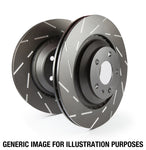 EBC 94-95 Mercedes-Benz E320 3.2 USR Slotted Front Rotors