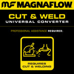 Magnaflow Conv Univ 2.25 OEM Angled O2