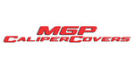 MGP 4 Caliper Covers Engraved Front & Rear MGP Black Finish Silver Char 2012 GMC Savana 2500