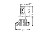 Oracle H7 4000 Lumen LED Headlight Bulbs (Pair) - 6000K SEE WARRANTY