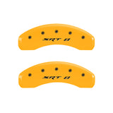 MGP 4 Caliper Covers Engraved Front & Rear Srt8 Yellow Finish Black Char 2006 Jeep Commander