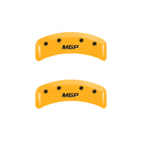 MGP 4 Caliper Covers Engraved Front & Rear MGP Yellow Finish Black Char 2005 Lexus ES330