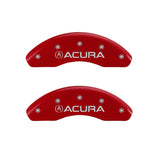 MGP 4 Caliper Covers Engraved Front Acura Rear ILX Red Finish Silver Char 2017 Acura ILX