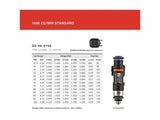 Grams Performance Nissan R32/R34/RB26DETT (Top Feed Only 11mm) 1000cc Fuel Injectors (Set of 6)