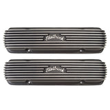 Edelbrock Valve Cover Classic Series Pontiac 1962-1979 301-455 CI V8 Black