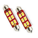 Oracle 44MM 6 LED 3-Chip Festoon Bulbs (Pair) - Cool White SEE WARRANTY