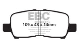 EBC 05-09 Buick Allure (Canada) 3.6 Ultimax2 Rear Brake Pads