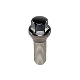 McGard Hex Lug Bolt (Cone Seat) M12X1.5 / 17mm Hex / 25.5mm Shank Length (Box of 50) - Black