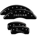 MGP 4 Caliper Covers Engraved Front & Rear Acura Black finish silver ch