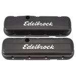 Edelbrock Valve Cover Signature Series Chevrolet 1965 and Later 396-502 V8 Low Black