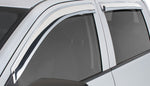 Stampede 2007-2019 Toyota Tundra Extended Crew Cab Pickup Tape-Onz Sidewind Deflector 4pc - Chrome