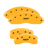 MGP 4 Caliper Covers Engraved Front & Rear MGP Yellow Finish Black Characters 2005 Lincoln LS